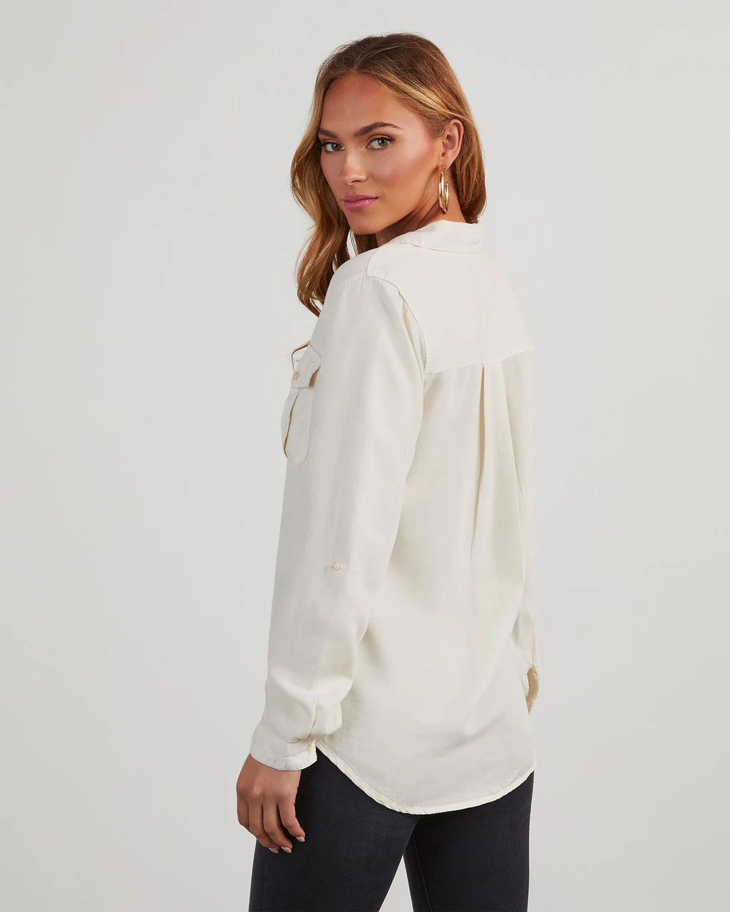 Katana Chambray Utility Top - Image 8