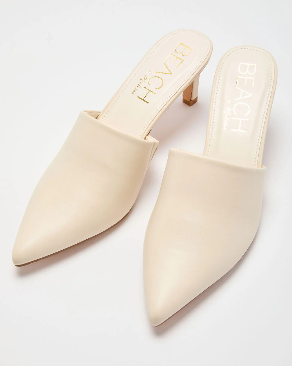 Katria Pointed Toe Heeled Mules - Image 2