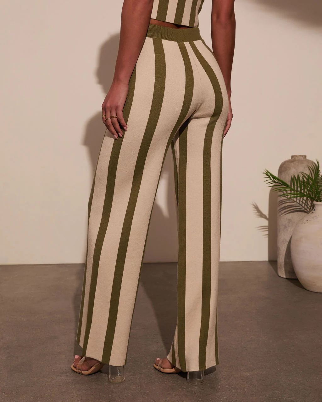 Kayson Striped Flare Pants - Image 4