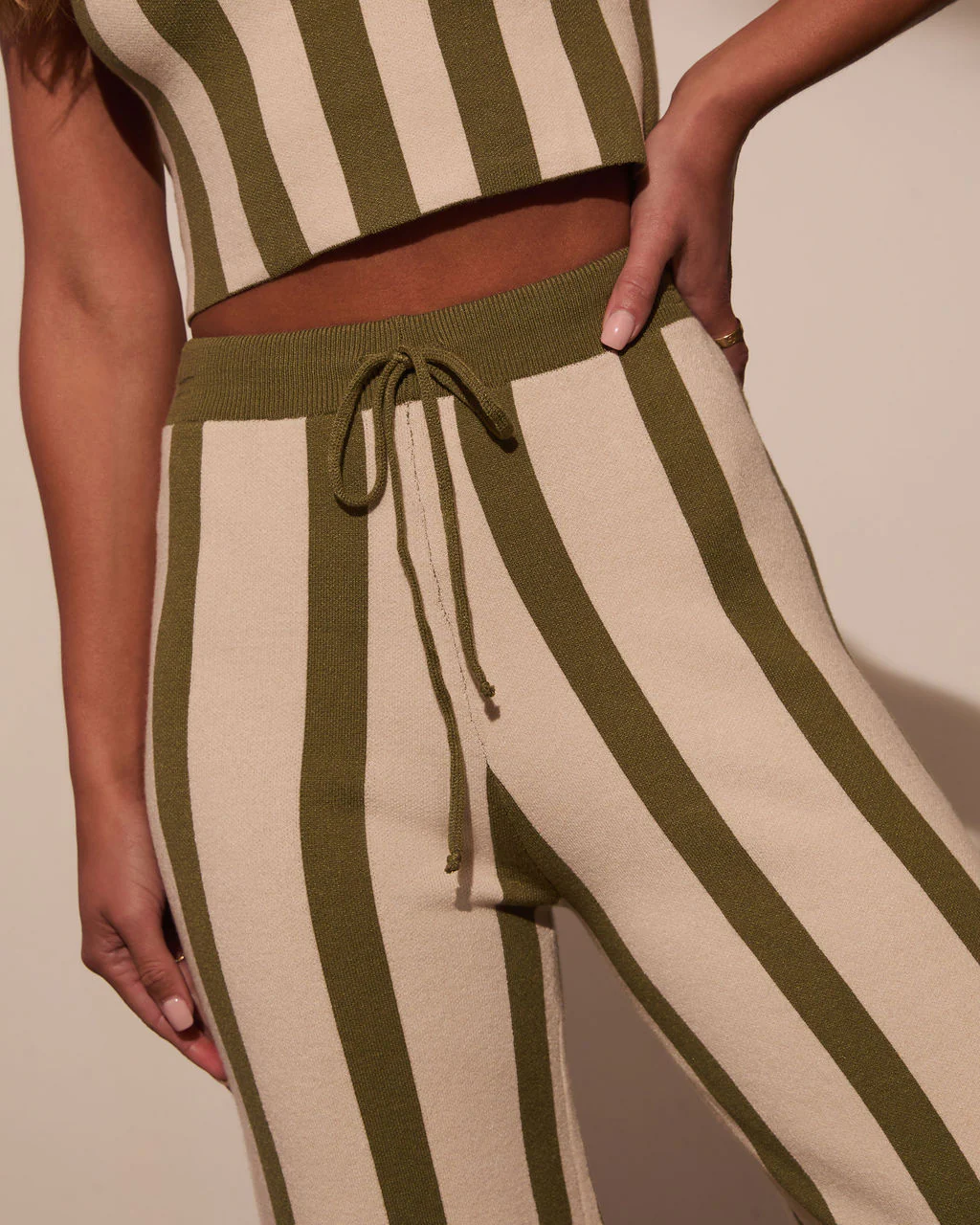 Kayson Striped Flare Pants - Image 6