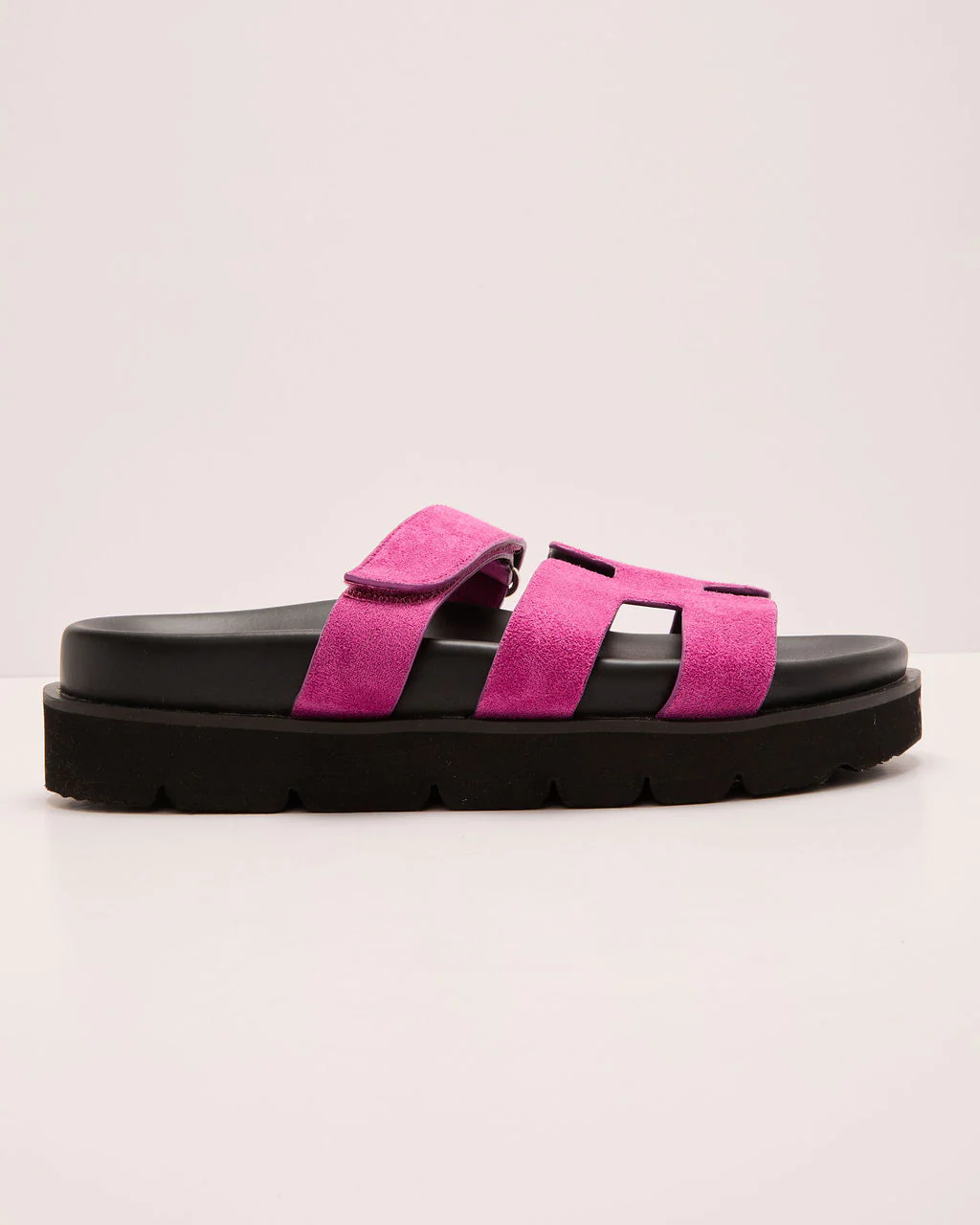 Kensington Faux Suede Platform Slides - Image 12