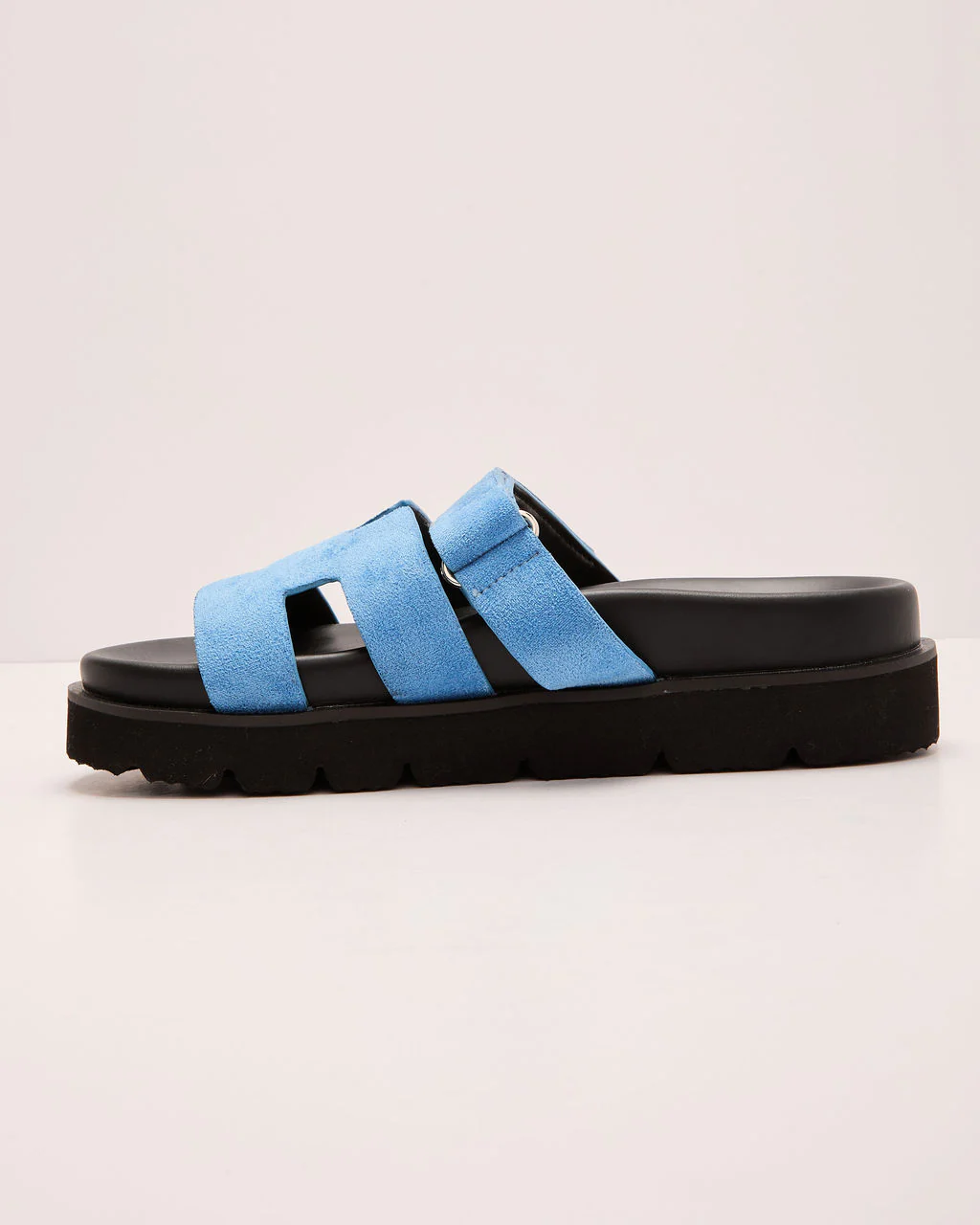 Kensington Faux Suede Platform Slides - Image 3