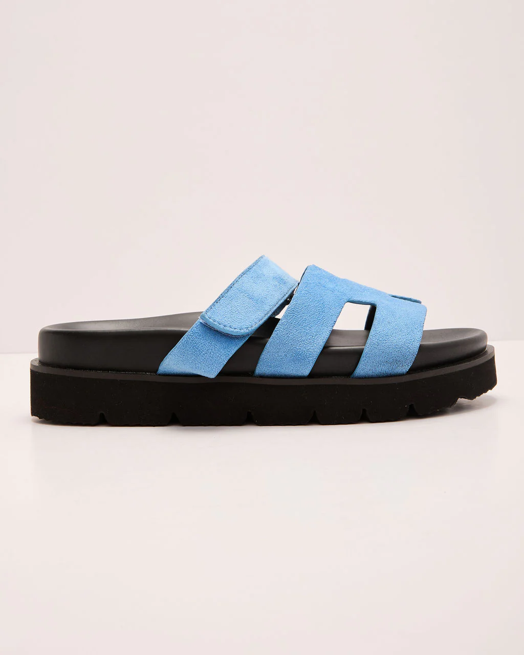 Kensington Faux Suede Platform Slides - Image 6