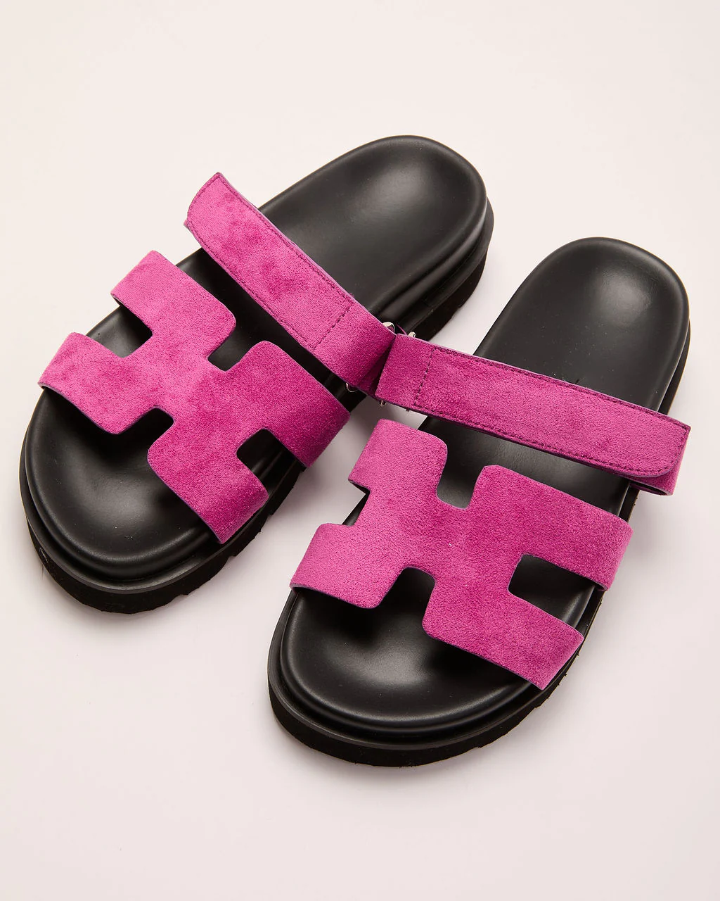 Kensington Faux Suede Platform Slides - Image 8