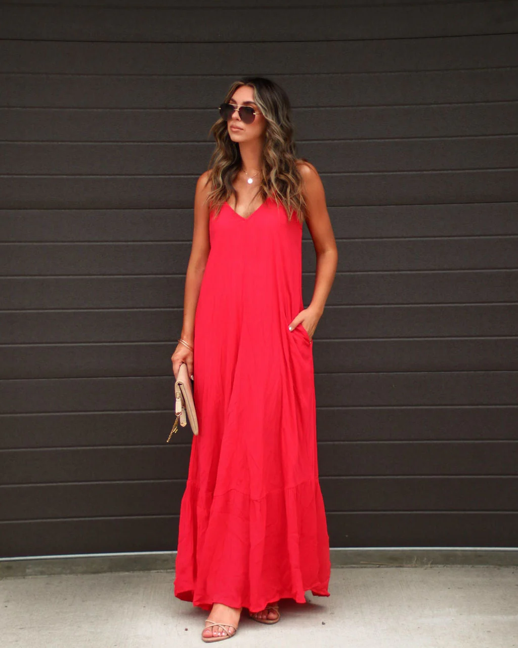 Kimonie Pocketed Maxi Dress - Image 5