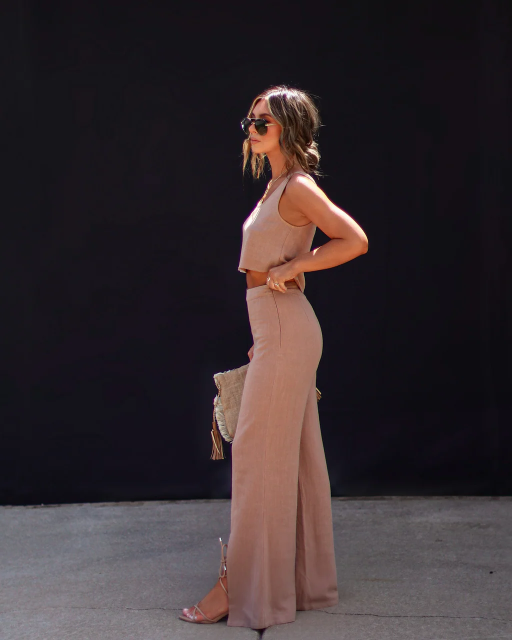 Kimora Wide Leg Front Slit Pants - Image 10