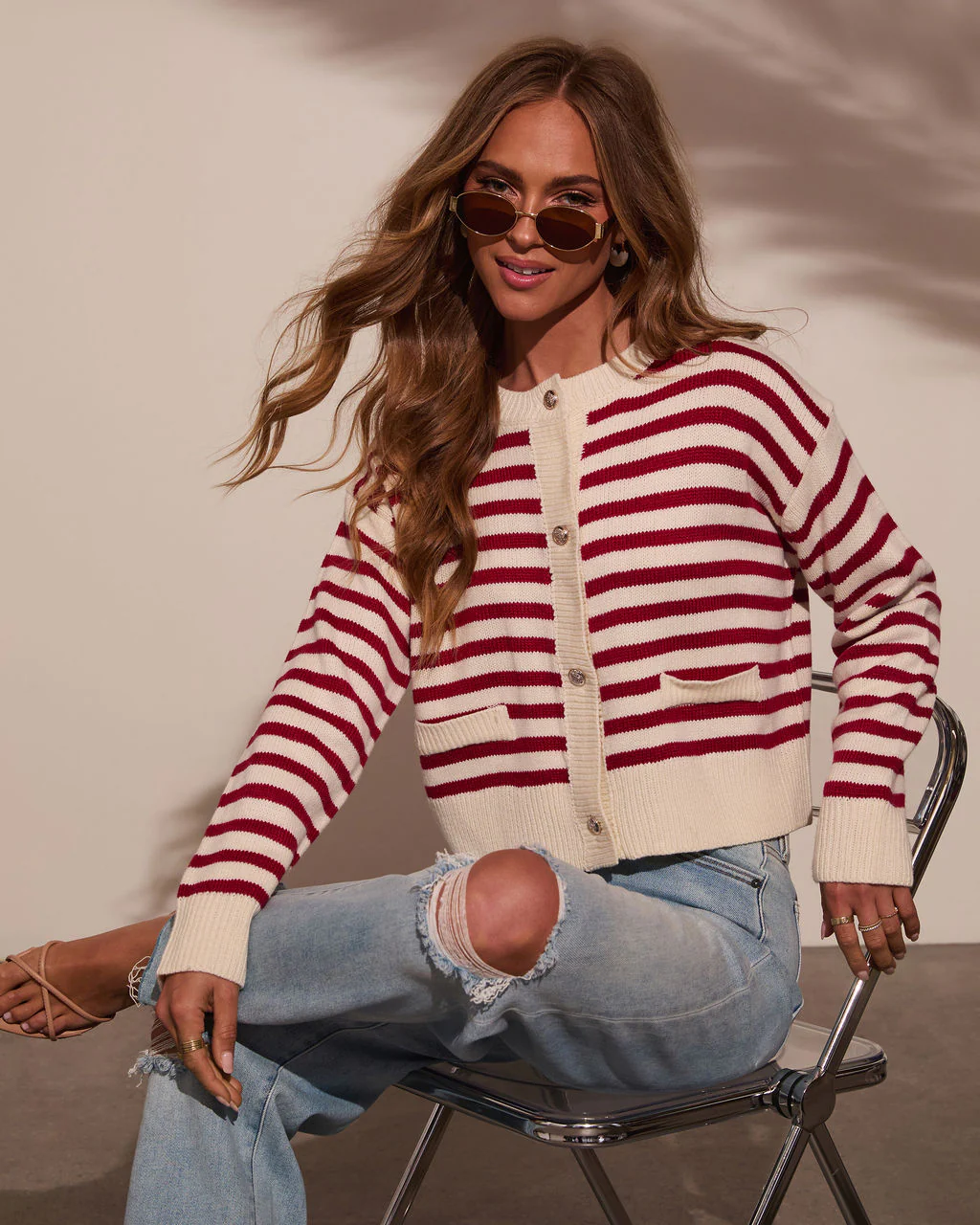 Kindred Coast Striped Knit Sweater - Image 5