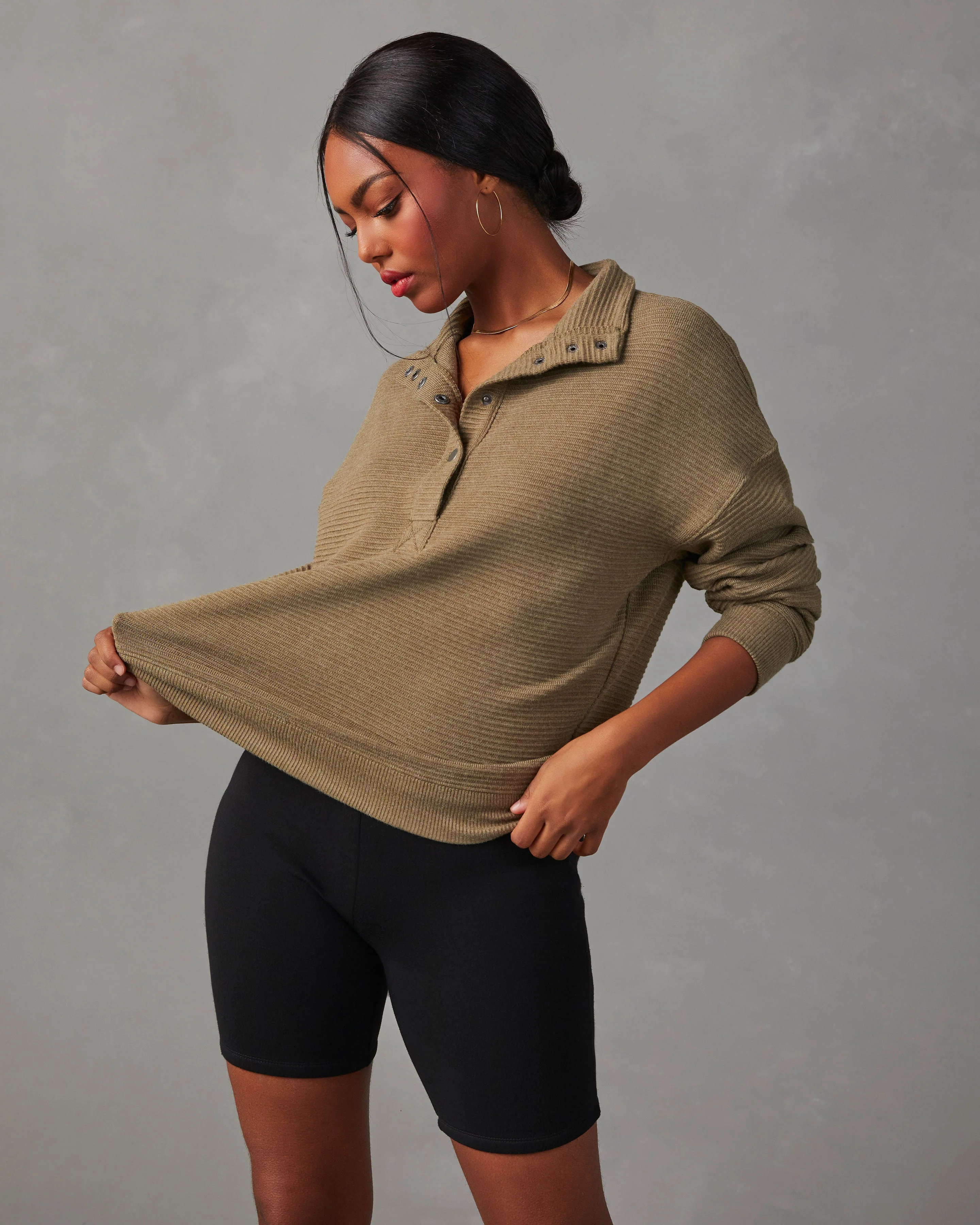 Kinsleigh Collared Pullover Sweater - Image 10