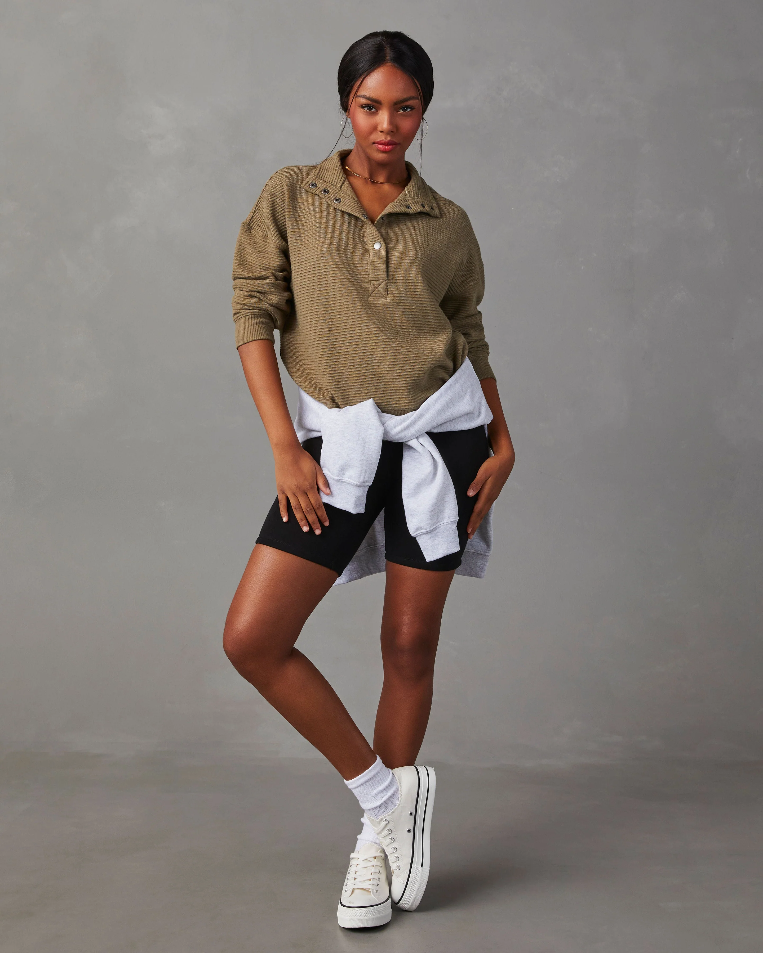 Kinsleigh Collared Pullover Sweater - Image 7