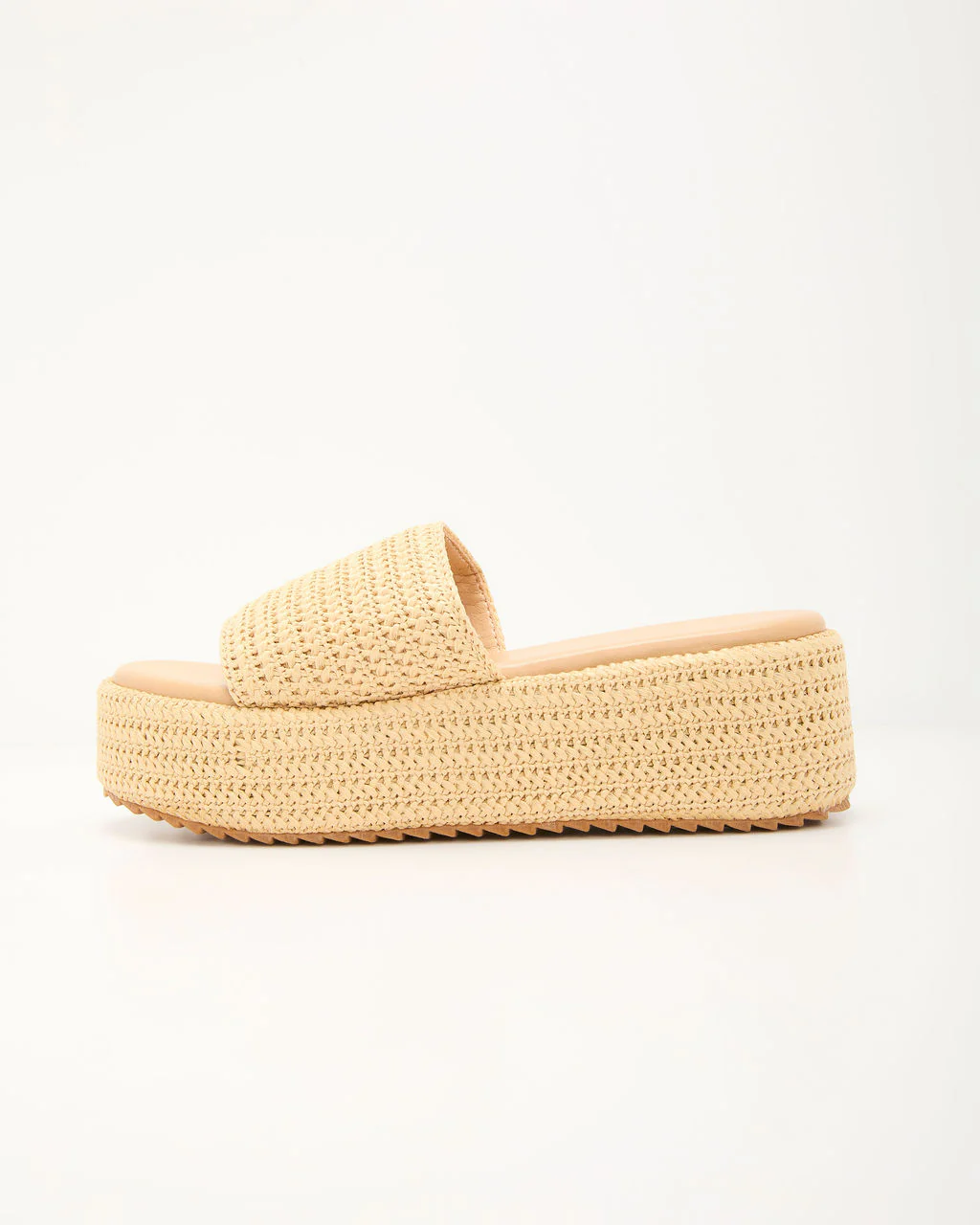 Klein Raffia Platform Sandals - Image 4