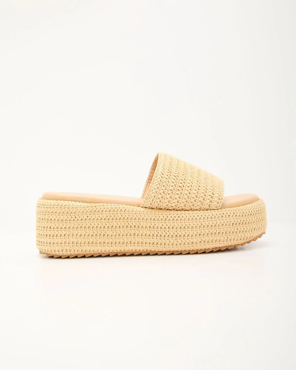 Klein Raffia Platform Sandals - Image 6