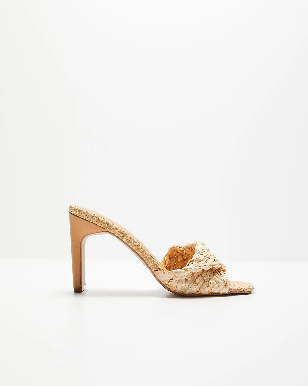 Kori Woven Peep Toe Heeled Sandals - Image 4