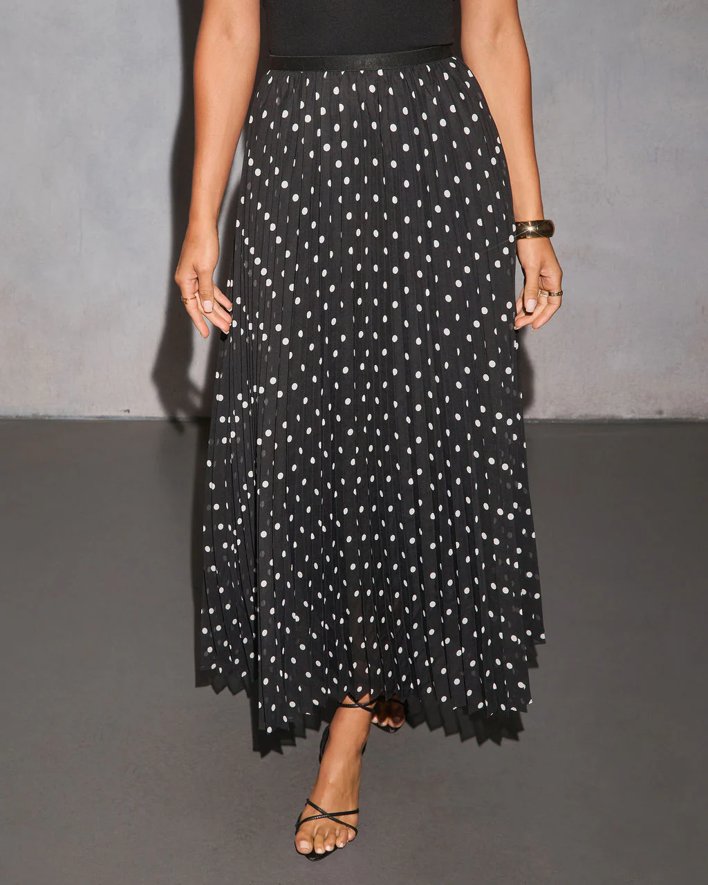 Korrina Polka Dot Midi Skirt - Image 2