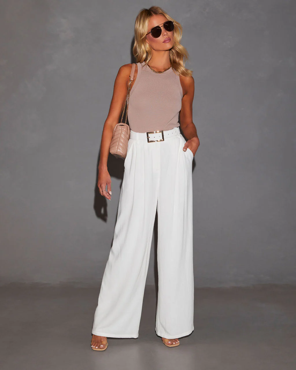 Kourtney Sleeveless Knit Tank - Image 2