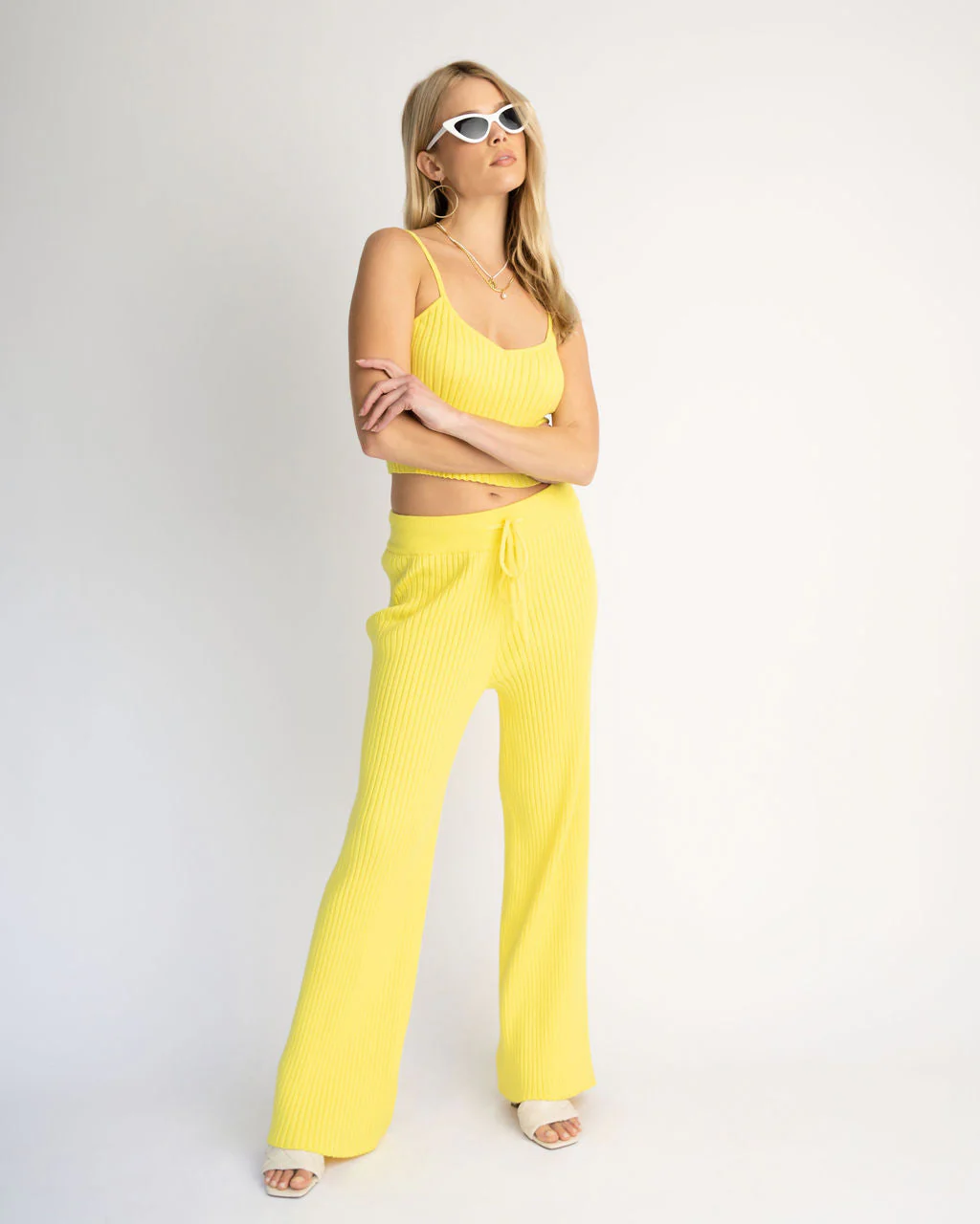 Laid Back Luxe Ribbed Drawstring Pants - Image 3