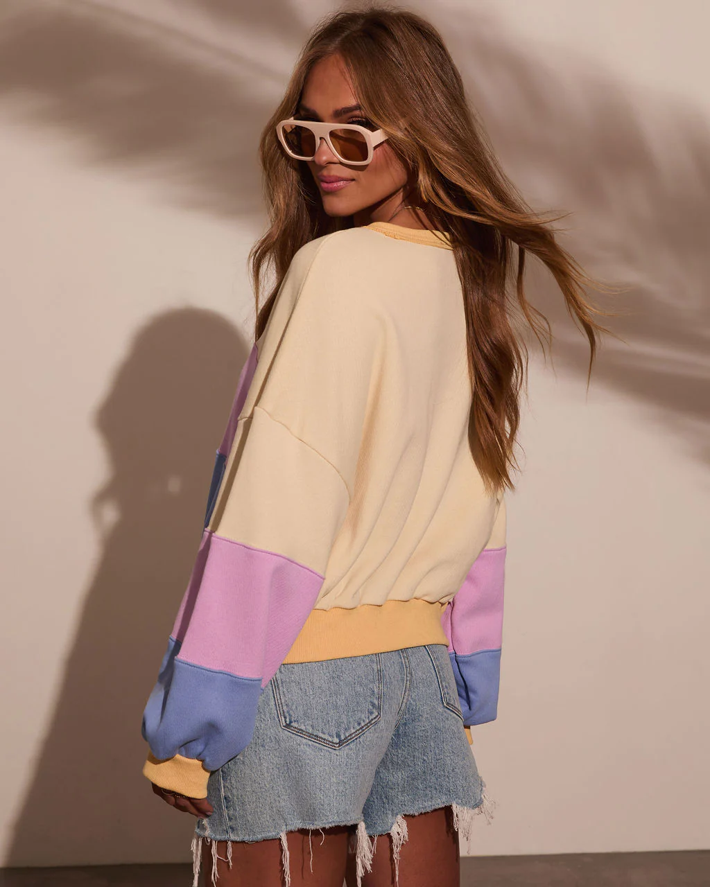 Lake Side Oversized Colorblock Pullover - Image 4