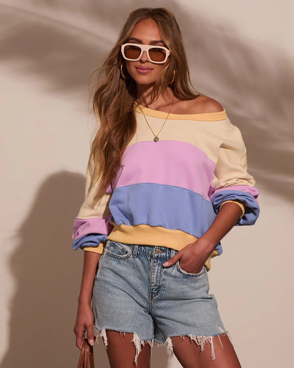 Lake Side Oversized Colorblock Pullover - Image 5