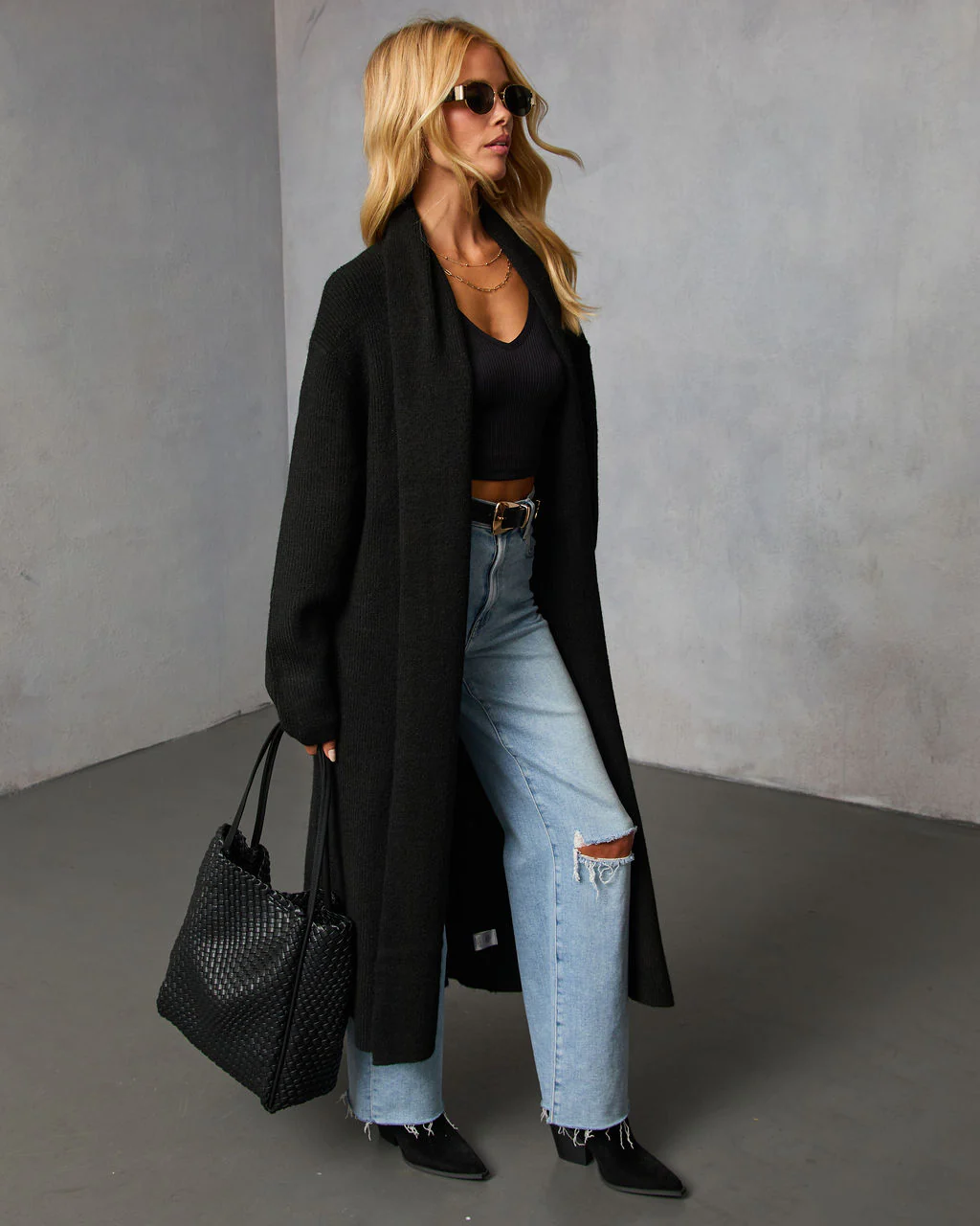 Lana Pocketed Duster Cardigan - Image 3