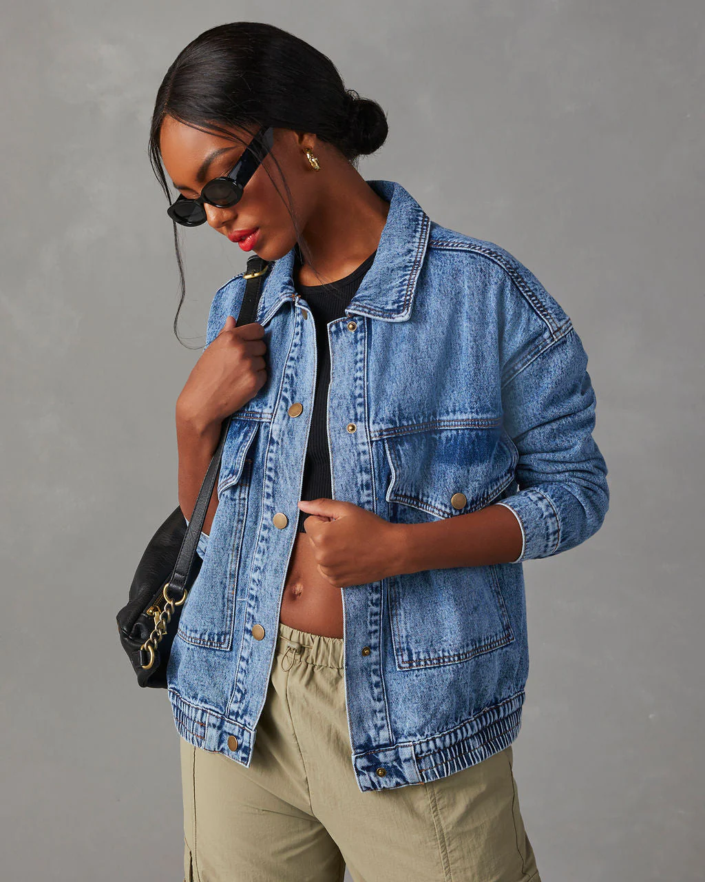 Lansing Cargo Denim Jacket - Image 3