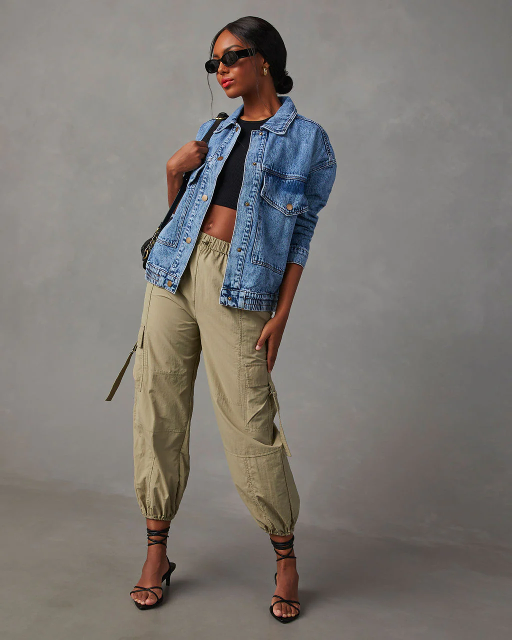 Lansing Cargo Denim Jacket - Image 4