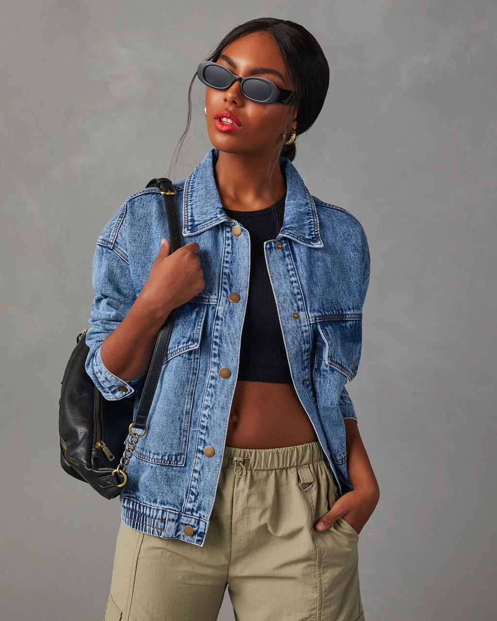 Lansing Cargo Denim Jacket - Image 5