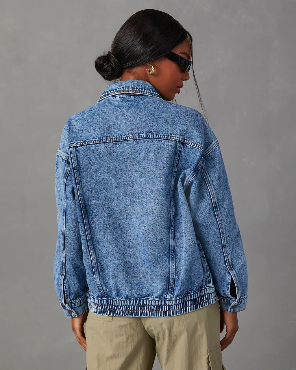 Lansing Cargo Denim Jacket - Image 6