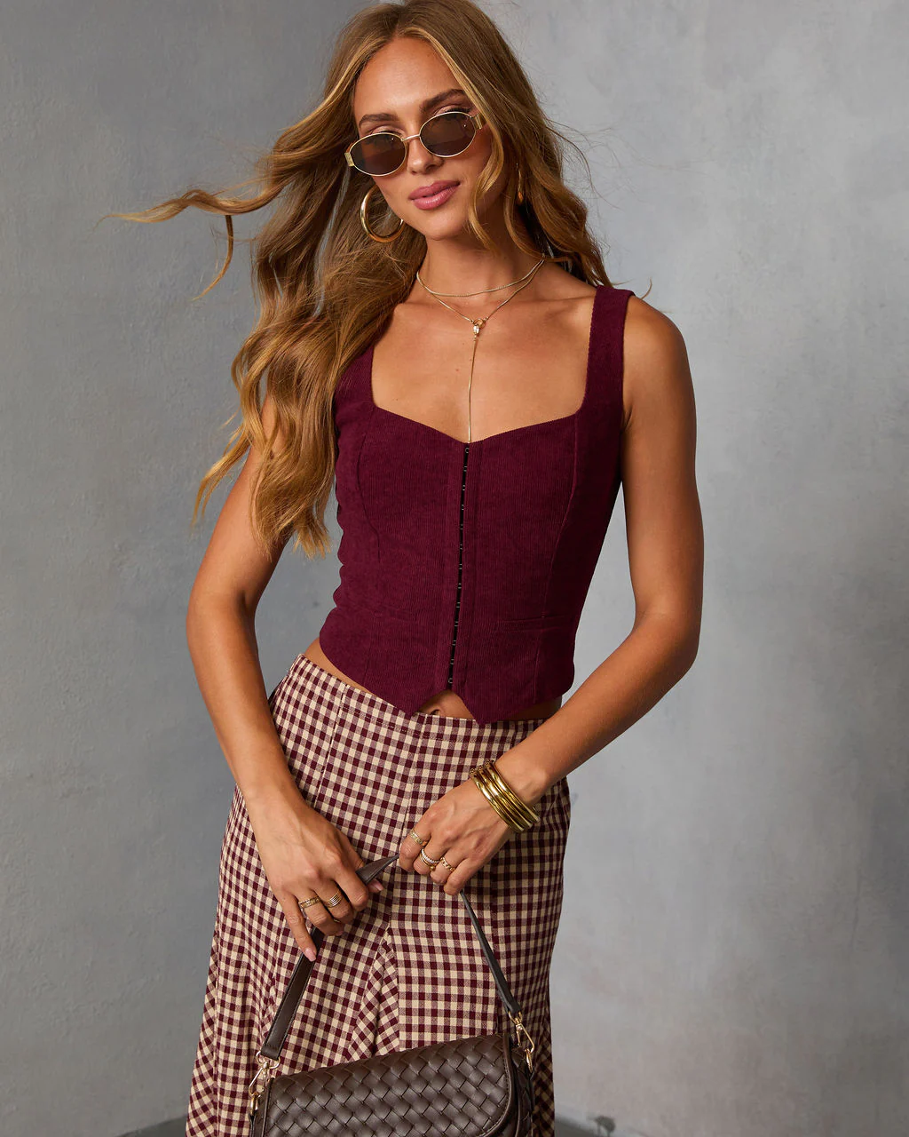 Larklin Corduroy Vest Top - Image 2