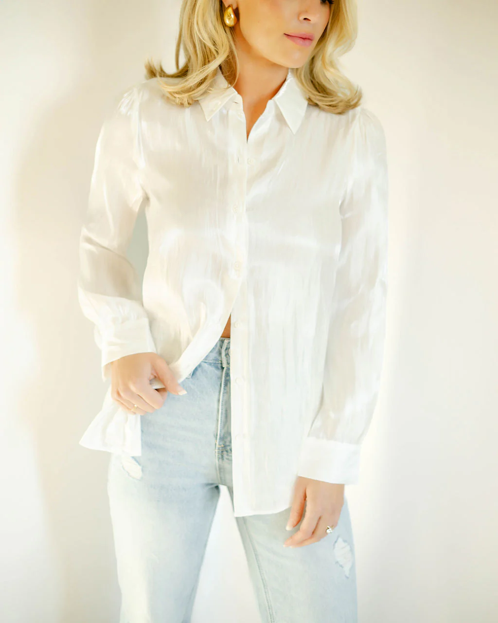 Laura Button Down Blouse - Image 20