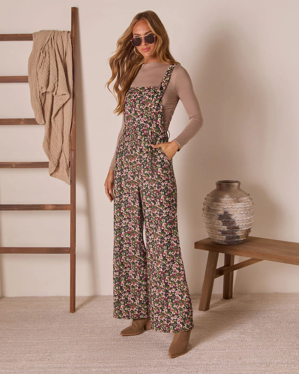 Laurel Muse Printed Overalls - Image 3