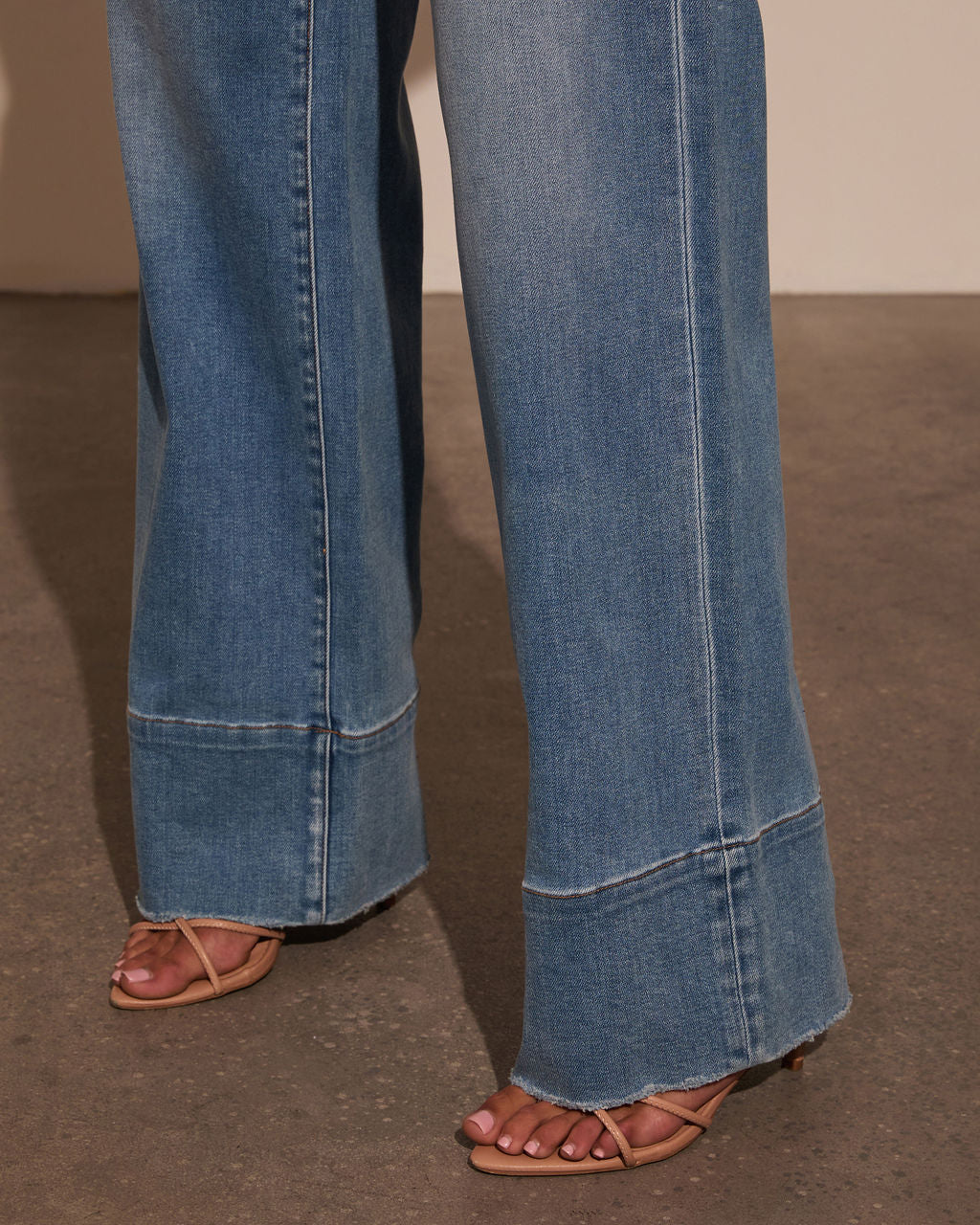 Lauren Super Stretch High Rise Wide Leg Jeans - Image 6
