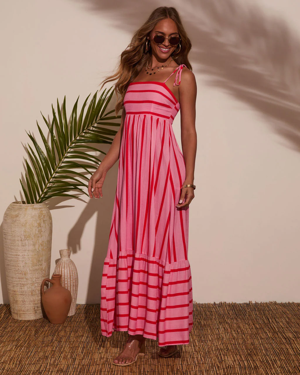 Leima Striped Maxi Dress - Image 3