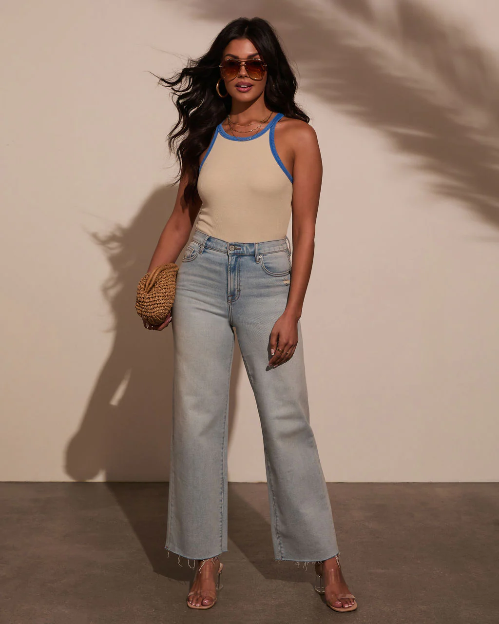 Lelah Ribbed Contrast Top - Image 6