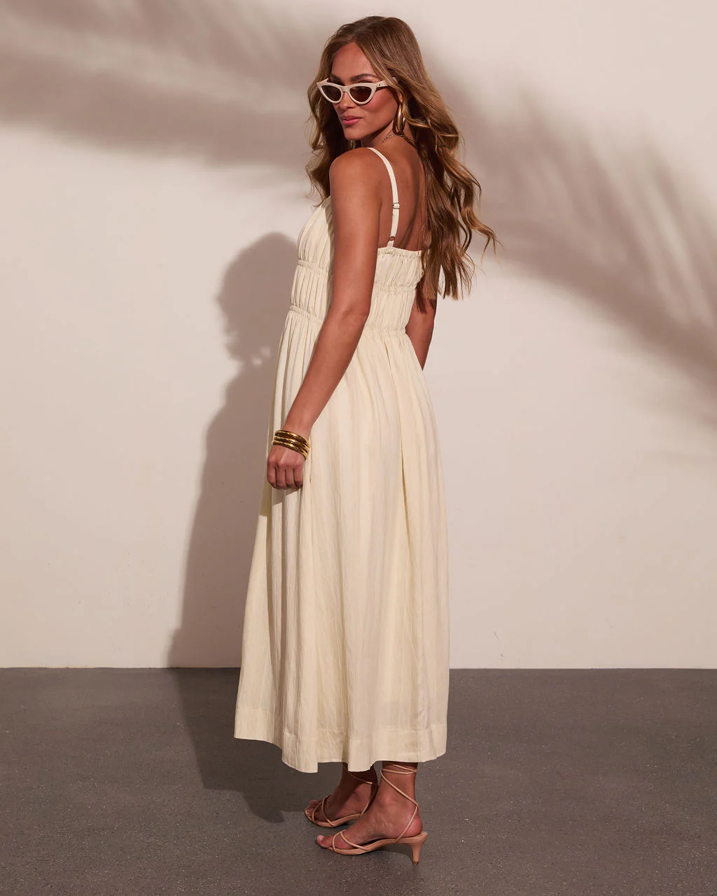 Lelanie Linen Blend Maxi Dress - Image 4