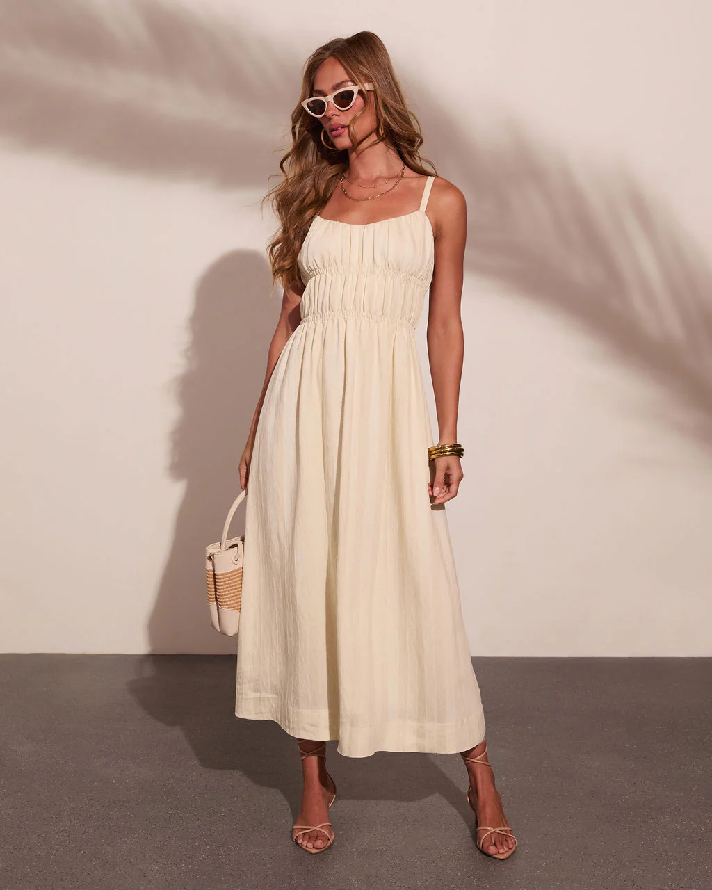 Lelanie Linen Blend Maxi Dress - Image 5