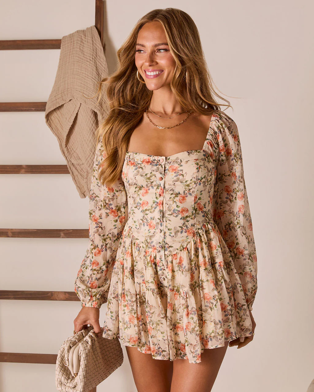 Lendie Fitted Waist Romper - Image 23