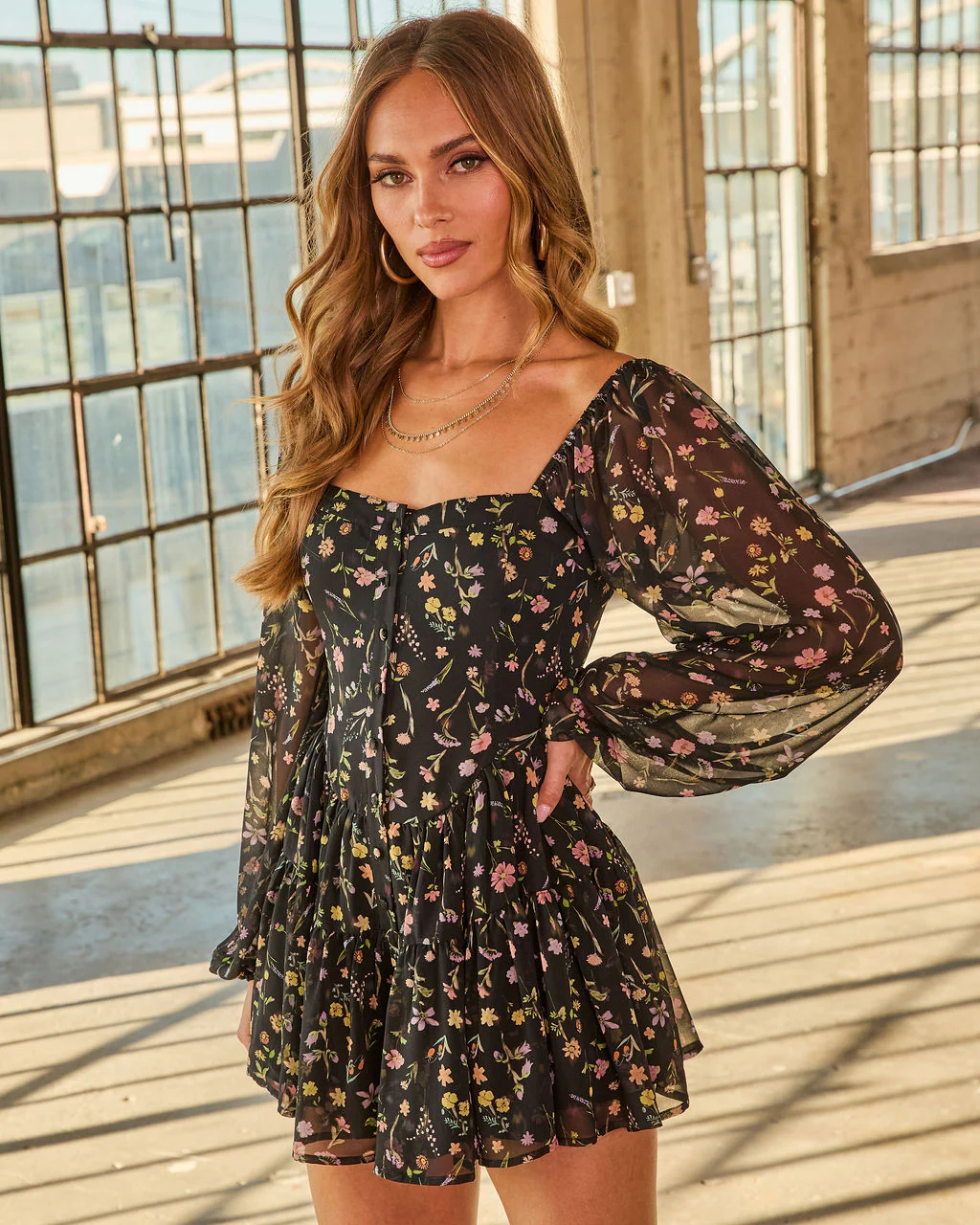 Lendie Fitted Waist Romper - Image 9
