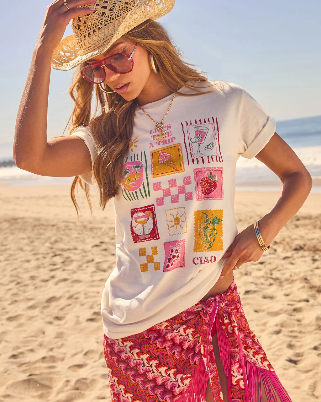 Lets Take A Trip Short Sleeve Graphic Tee - Image 3