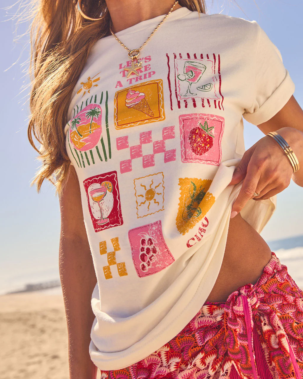 Lets Take A Trip Short Sleeve Graphic Tee - Image 6