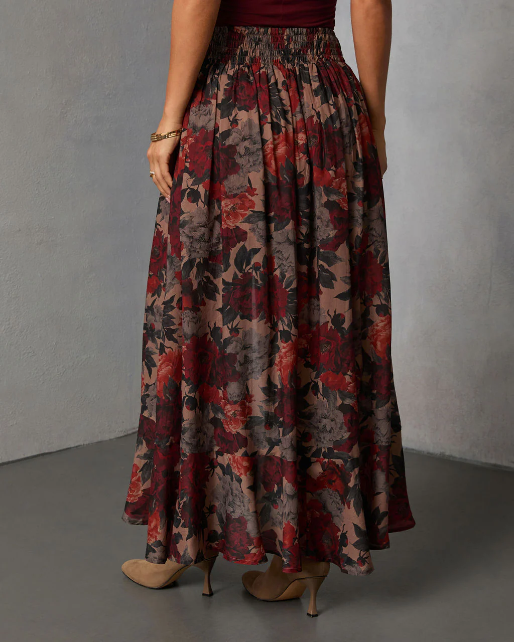 Levvie Front Tie Maxi Skirt - Image 4