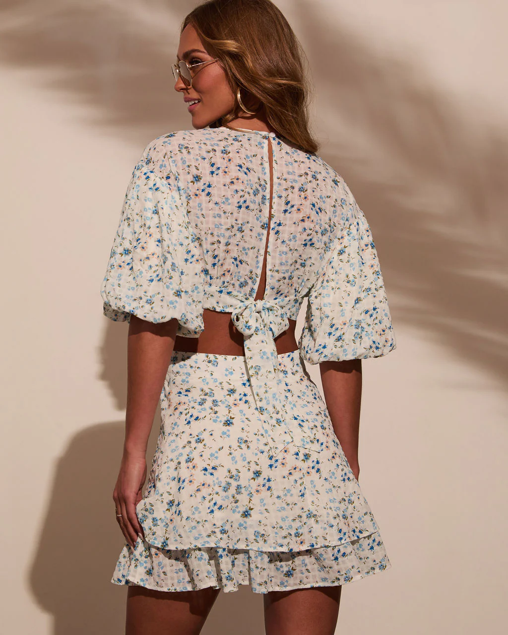 Like Wildflowers Floral Cut Out Mini Dress - Image 4