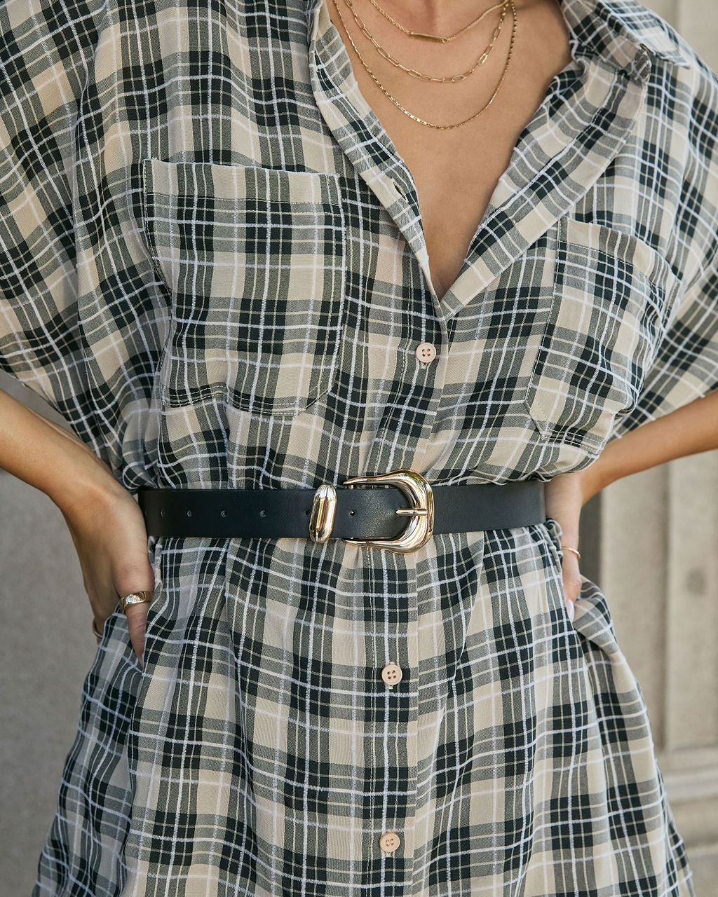 Lillianna Minimal Buckle Belt - Image 2