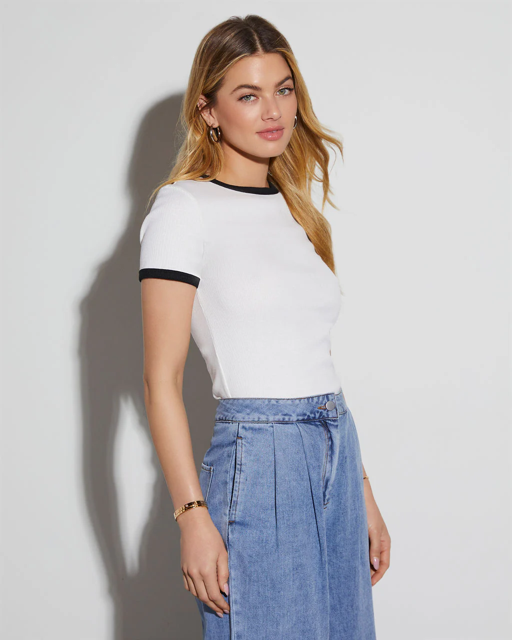 Living Life Ribbed Short Sleeve Top - Image 27