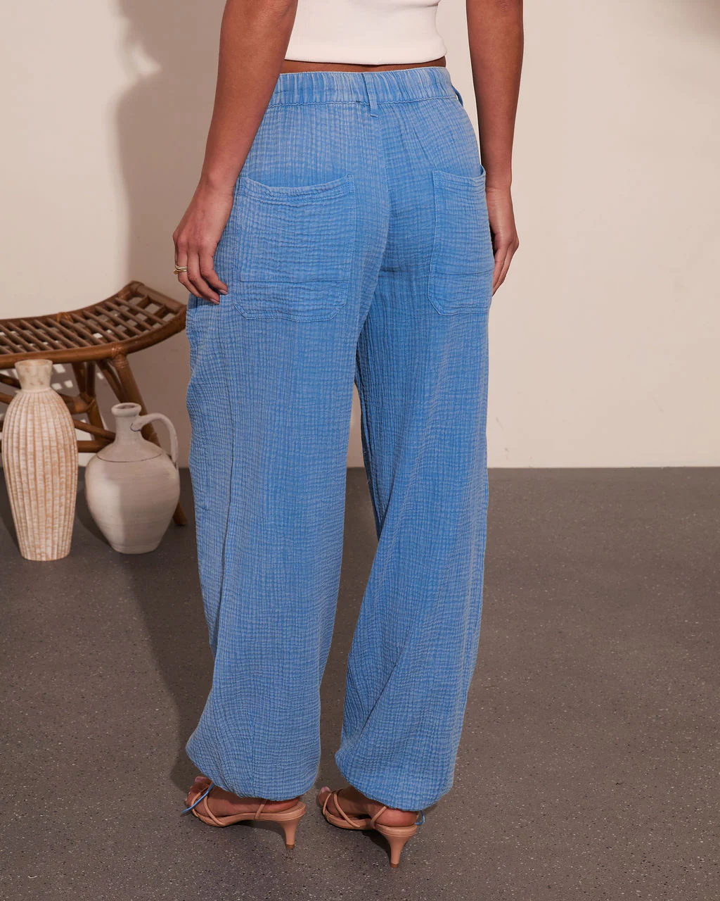 Loela Mid Rise Drawstring Joggers - Image 4