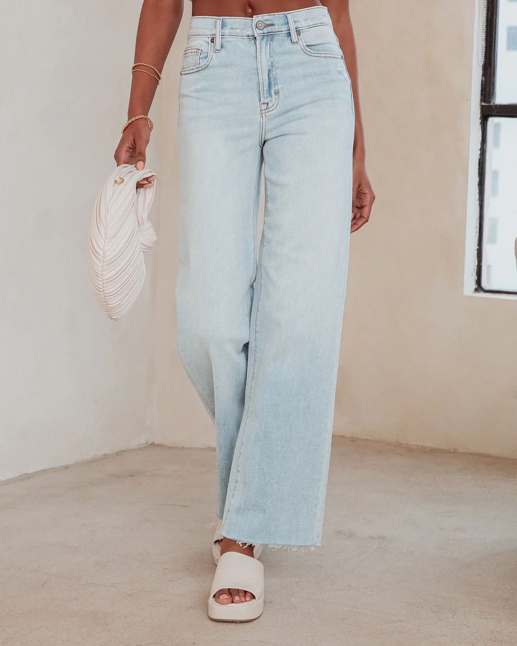 Logan Super Stretch High Rise Relaxed Jeans - Image 5