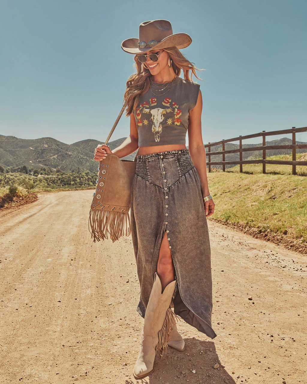 Lone Star Muse Graphic Muscle Tee - Image 2