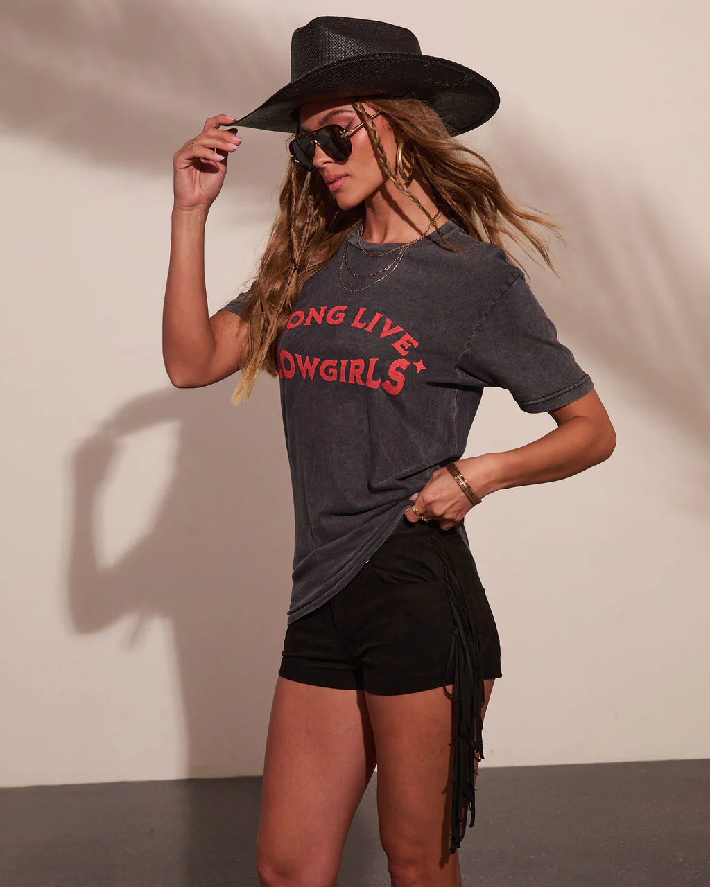 Long Live Cowgirls Short Sleeve Graphic Tee - Image 3