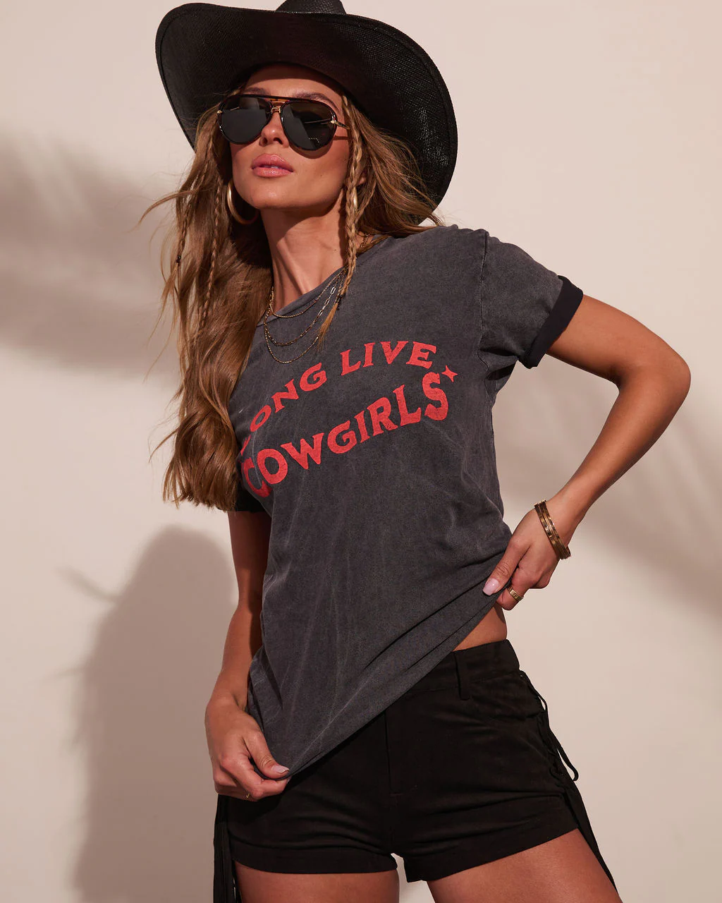 Long Live Cowgirls Short Sleeve Graphic Tee - Image 5