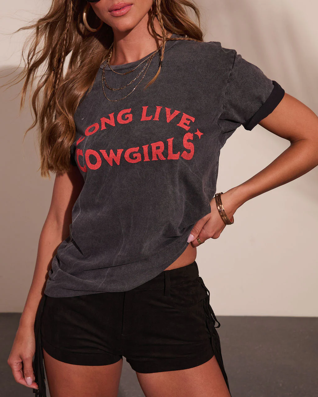 Long Live Cowgirls Short Sleeve Graphic Tee - Image 6