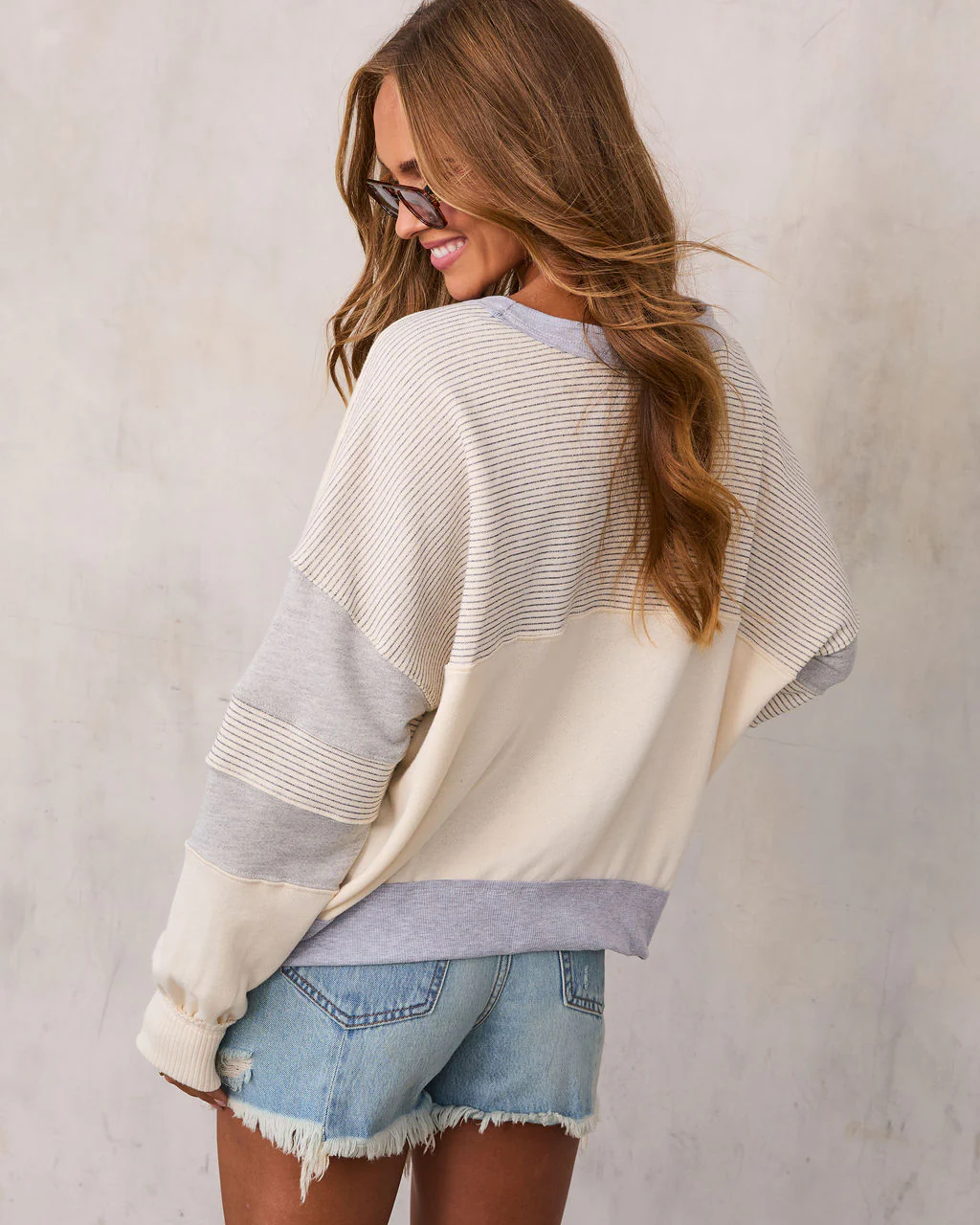 Kimberlie Striped Colorblock Pullover Top - Image 4
