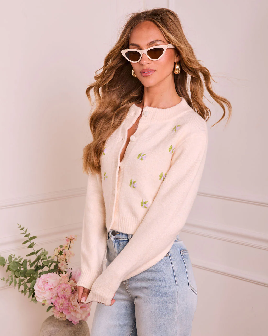 Honeybloom Orchard Knit Floral Sweater - Image 3